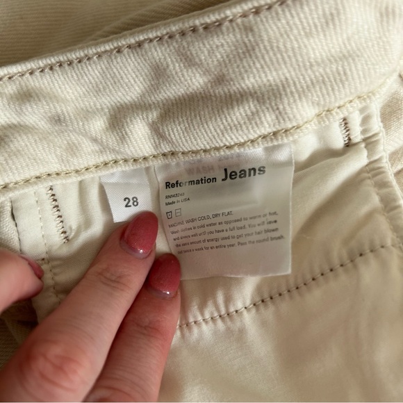 Reformation Lexi High Rise Wide Leg Jeans - Picture 9 of 10